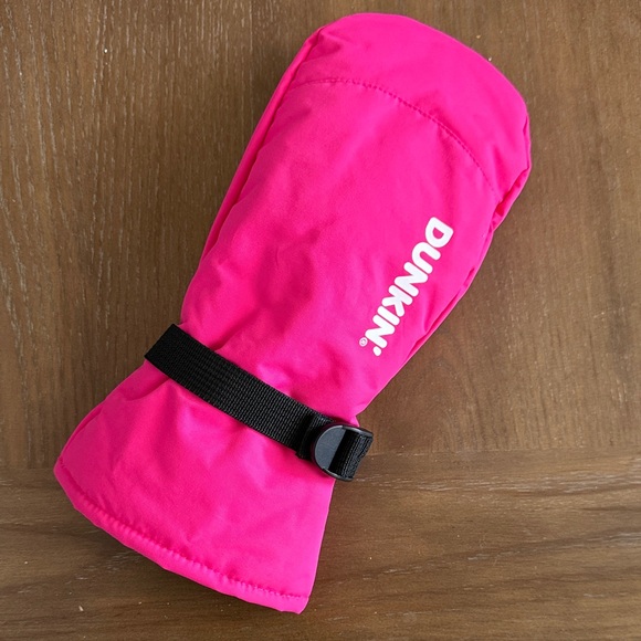 Dunkin' Donuts Bright Pink Women's Mitten - Picture 2 of 3